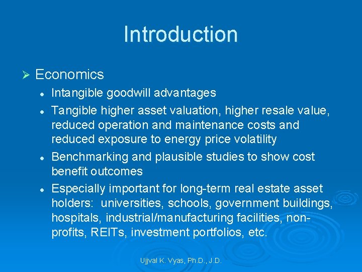 An Introduction to Sustainable Building Risks and Opportunities