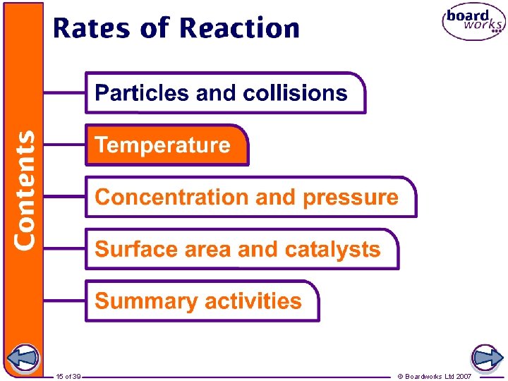 15 of 39 © Boardworks Ltd 2007 