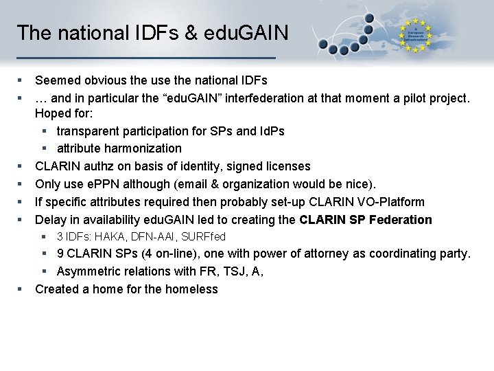 The national IDFs & edu. GAIN § § § Seemed obvious the use the