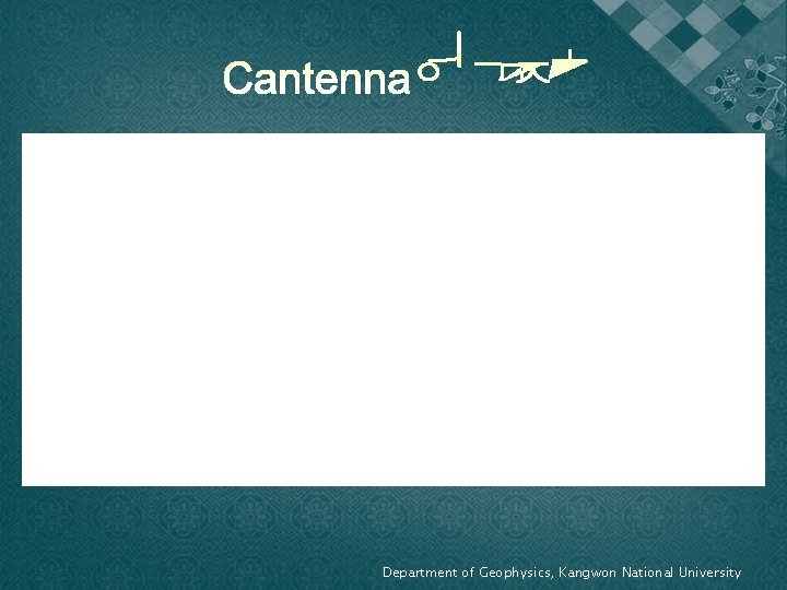 Department of Geophysics, Kangwon National University 