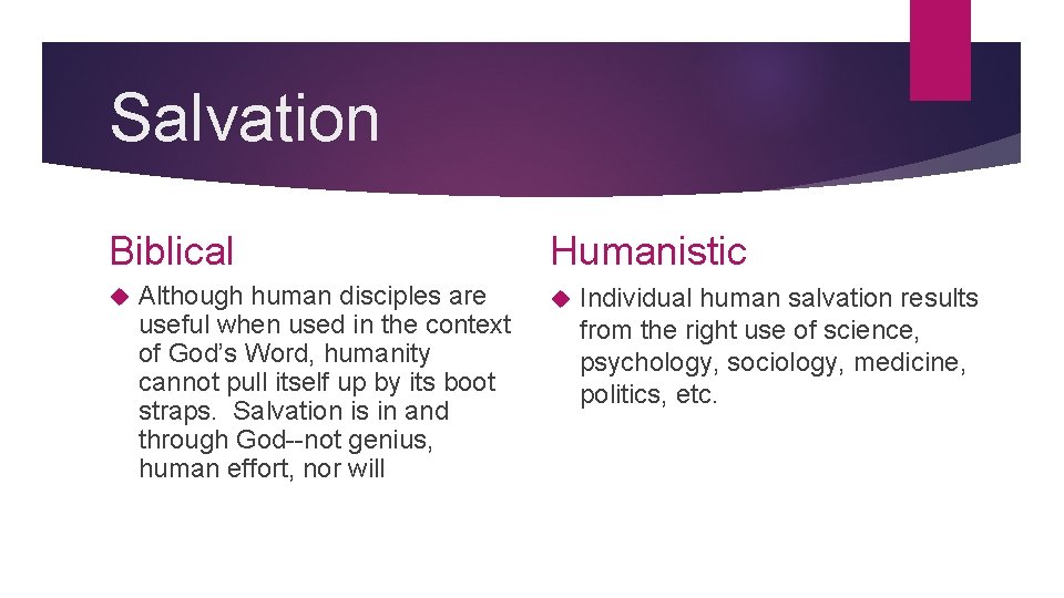 Salvation Biblical Although human disciples are useful when used in the context of God’s