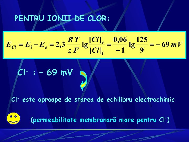 PENTRU IONII DE CLOR: Cl- : – 69 m. V Cl- este aproape de