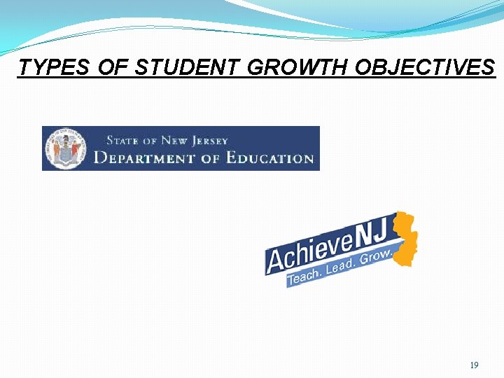 TYPES OF STUDENT GROWTH OBJECTIVES 19 