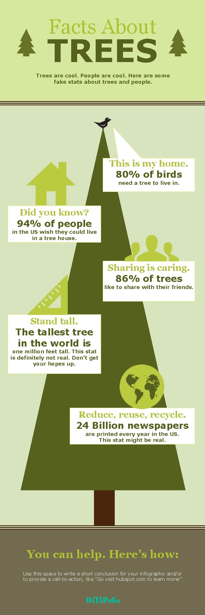 Facts About TREES Trees are cool. People are cool. Here are some fake stats