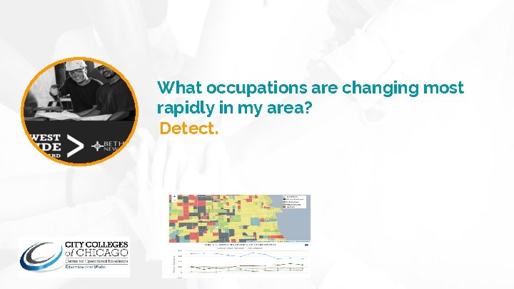 What occupations are changing most rapidly in my area? Detect. 