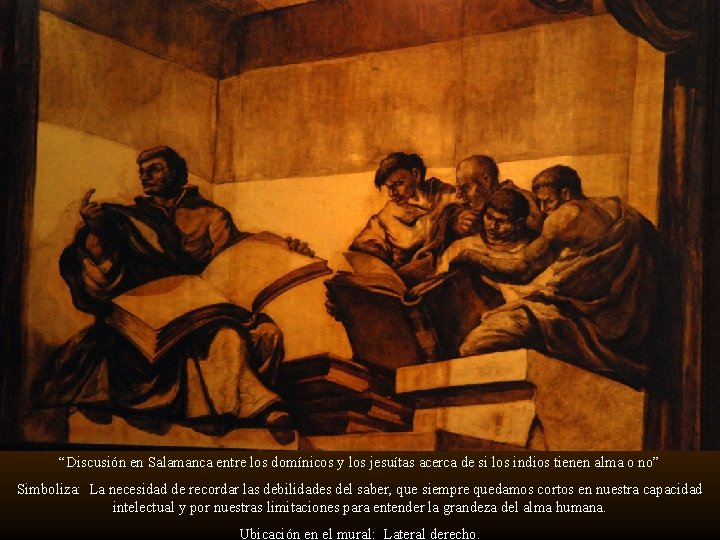 “Discusión en Salamanca entre los domínicos y los jesuítas acerca de si los indios