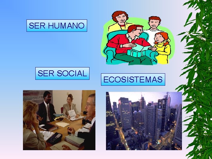 SER HUMANO SER SOCIAL ECOSISTEMAS 