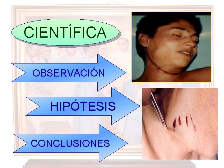 CIENTÍFICA OBSERVACIÓN HIPÓTESIS CONCLUSIONES 