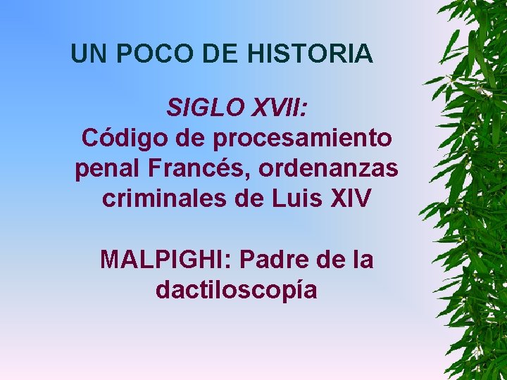 UN POCO DE HISTORIA SIGLO XVII: Código de procesamiento penal Francés, ordenanzas criminales de