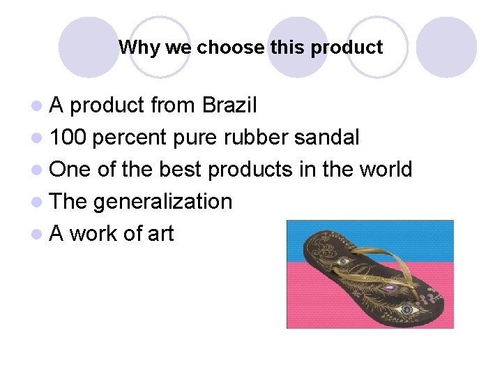 Why we choose this product l. A product from Brazil l 100 percent pure