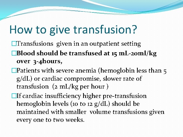 Presentation on Blood Transfusion and Thalassemia Dr Jannatul