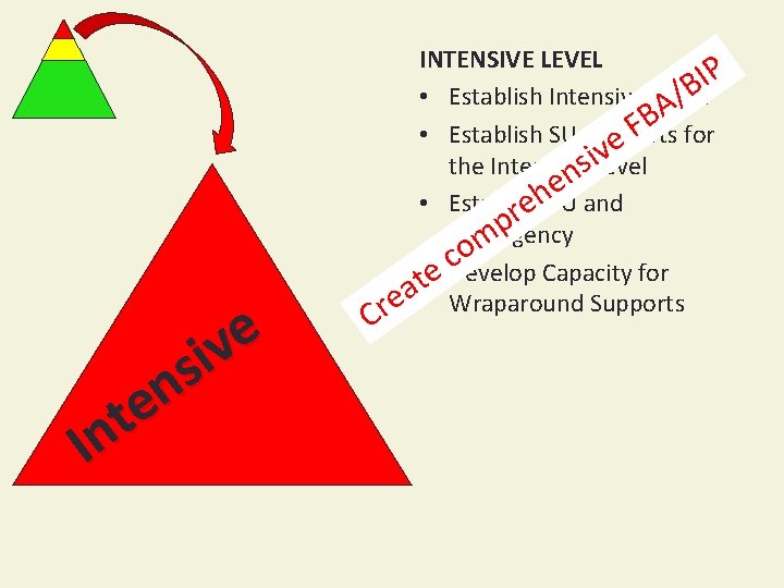e v i s n e t In C INTENSIVE LEVEL P I B