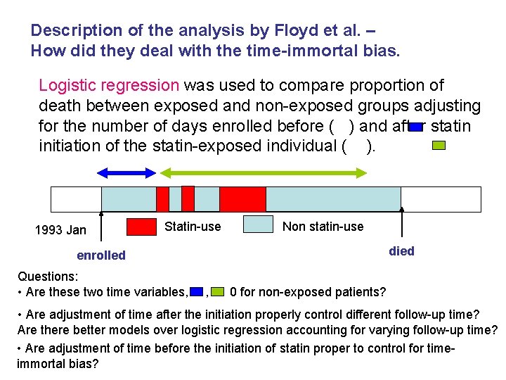 Description of the analysis by Floyd et al. – How did they deal with