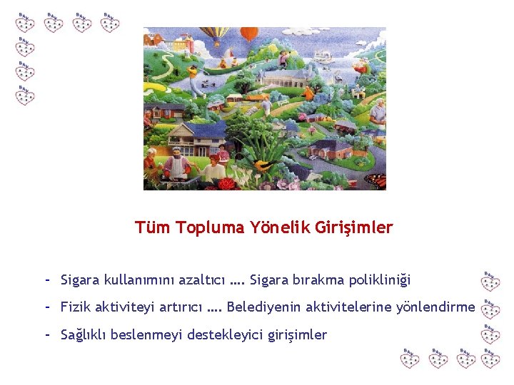 Tüm Topluma Yönelik Girişimler – Sigara kullanımını azaltıcı …. Sigara bırakma polikliniği – Fizik