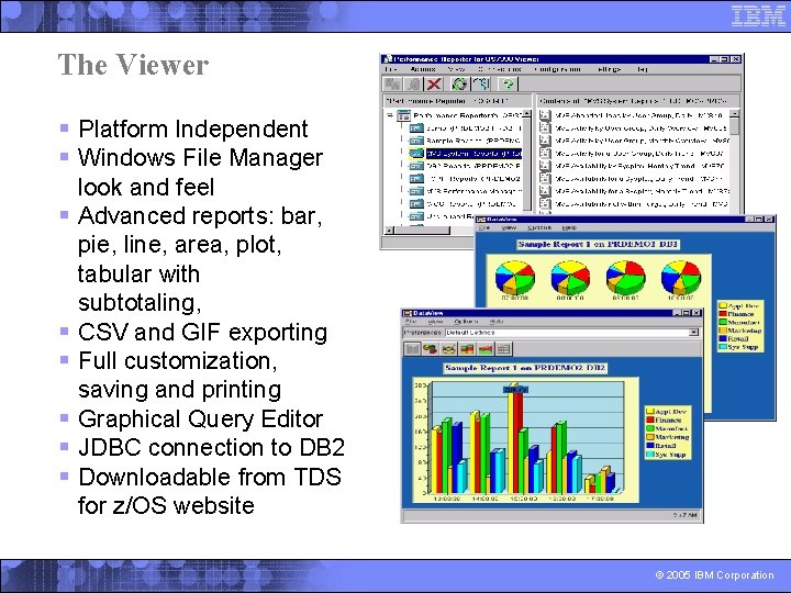 The Viewer § Platform Independent § Windows File Manager § § § look and