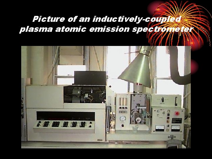 Picture of an inductively-coupled plasma atomic emission spectrometer 