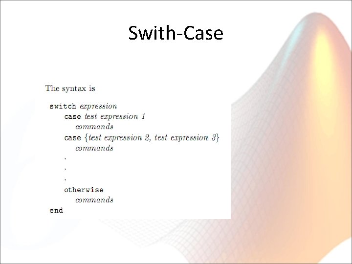 Swith-Case 