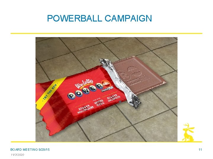 POWERBALL CAMPAIGN BOARD MEETING 9/29/15 11/3/2020 11 