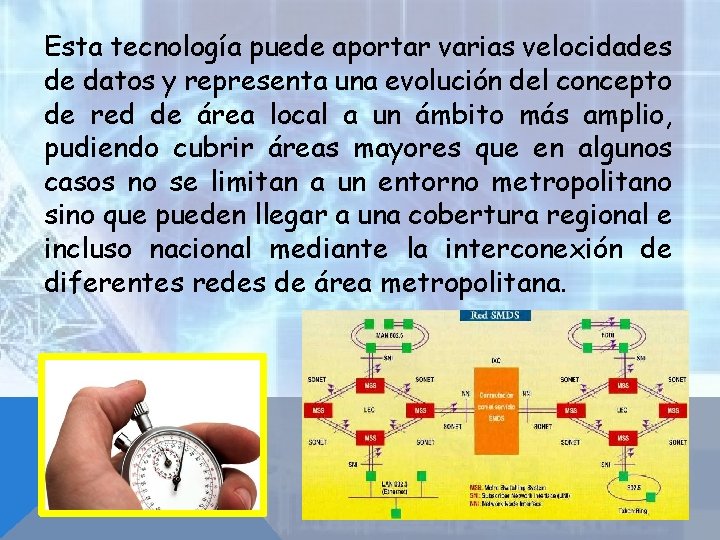 Esta tecnología puede aportar varias velocidades de datos y representa una evolución del concepto