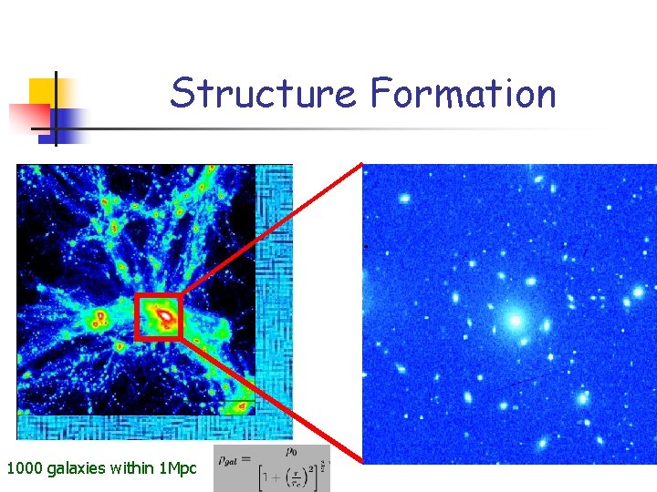 Structure Formation 1000 galaxies within 1 Mpc 