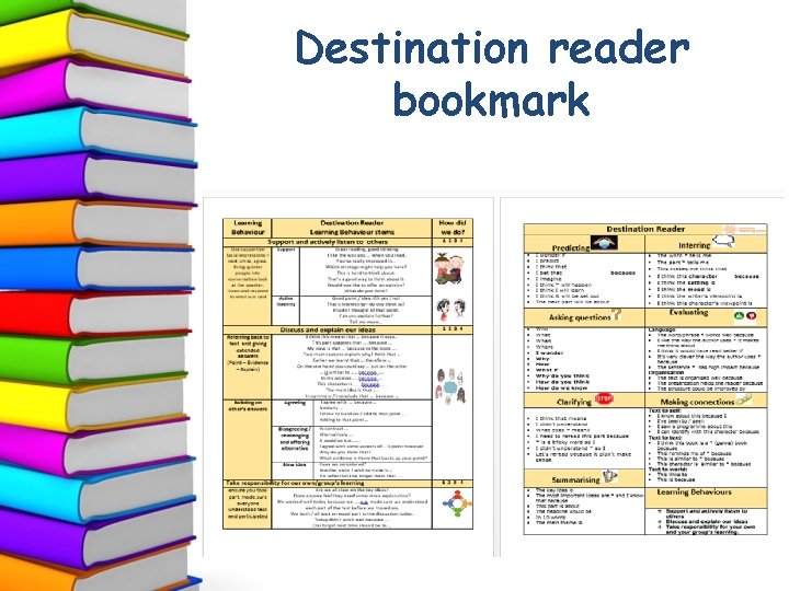 Destination reader bookmark 
