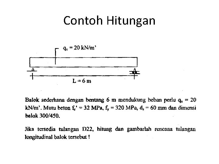 Contoh Hitungan 