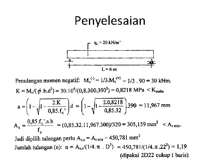 Penyelesaian 