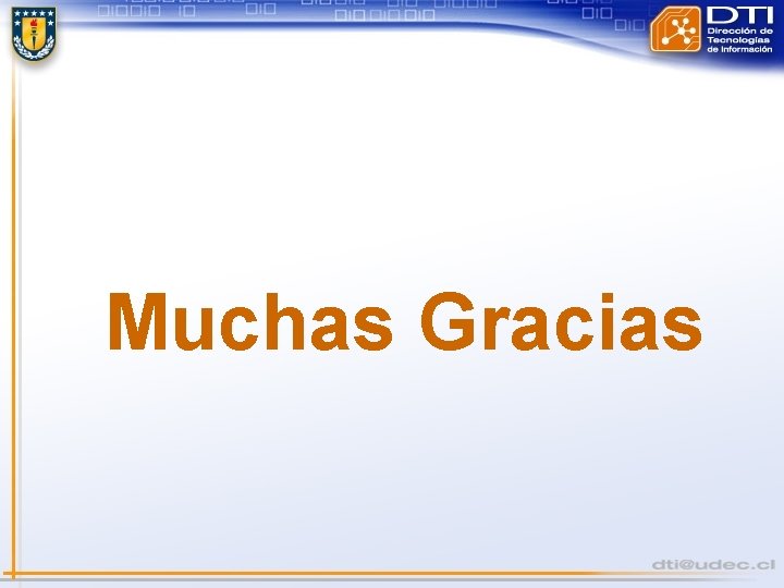 Muchas Gracias 