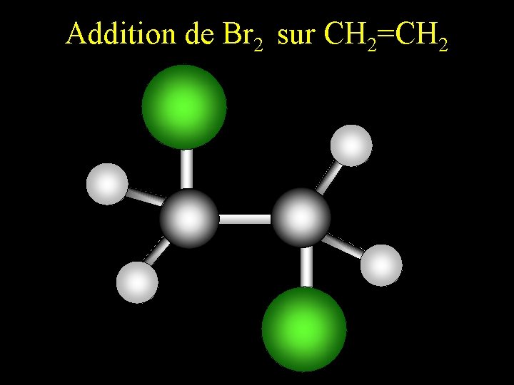 Addition de Br 2 sur CH 2=CH 2 
