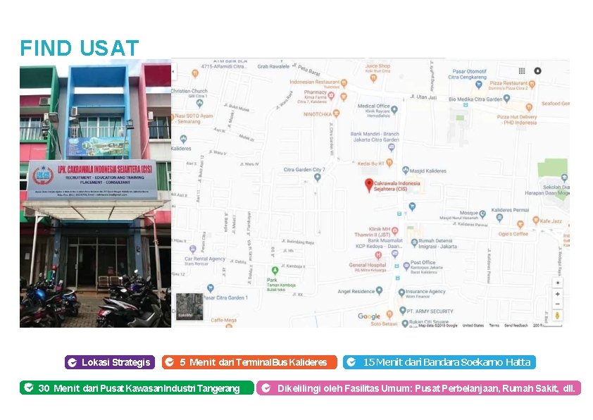 FIND US AT Lokasi Strategis 5 Menit dari Terminal. Bus Kalideres 30 Menit dari