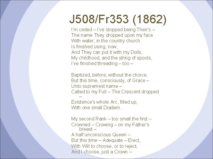 J 508/Fr 353 (1862) I’m ceded – I’ve stopped being Their’s – The name