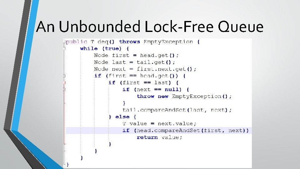 An Unbounded Lock-Free Queue 