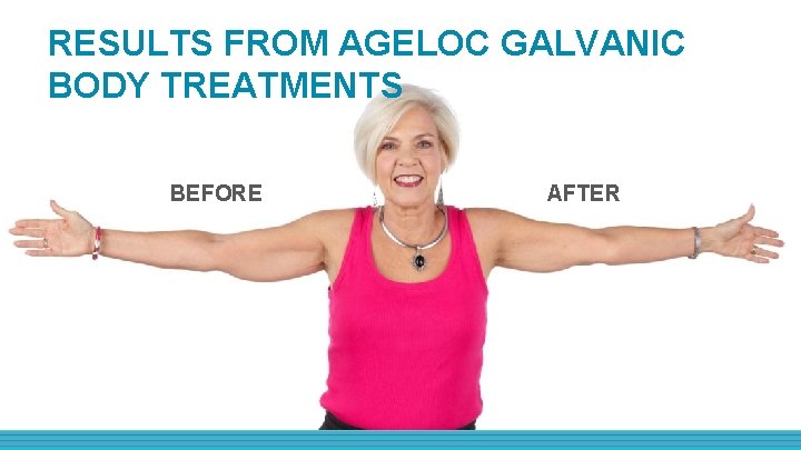 RESULTS FROM AGELOC GALVANIC BODY TREATMENTS BEFORE AFTER 