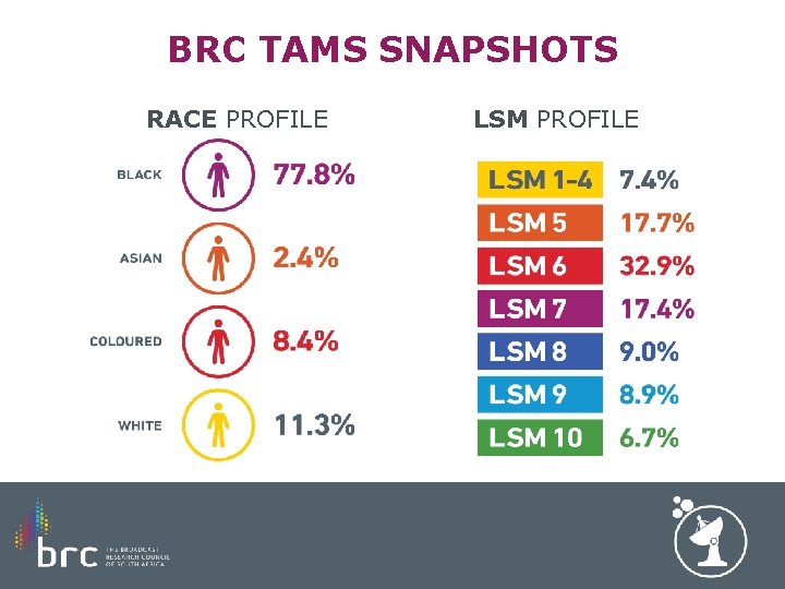 BRC TAMS SNAPSHOTS RACE PROFILE LSM PROFILE 