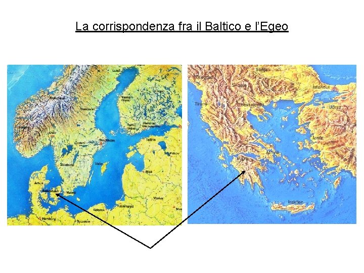 La corrispondenza fra il Baltico e l’Egeo 