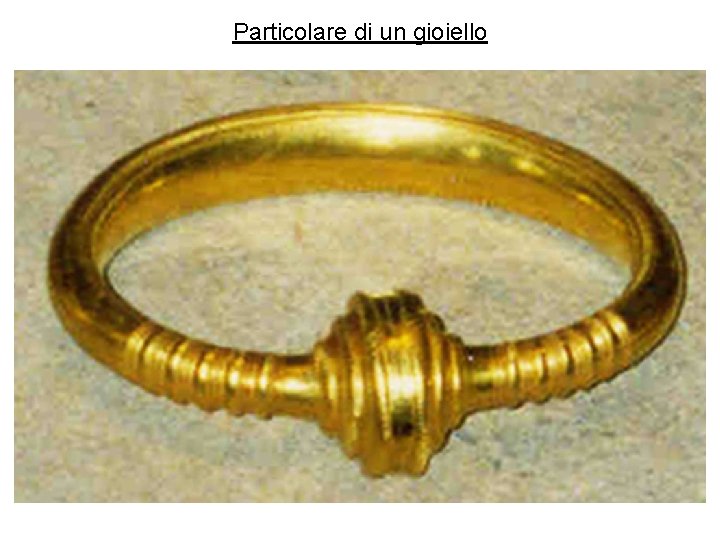 Particolare di un gioiello 