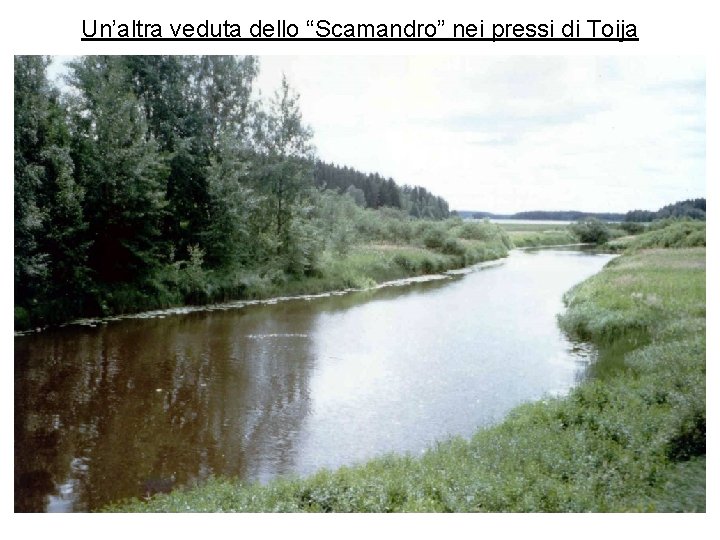 Un’altra veduta dello “Scamandro” nei pressi di Toija 
