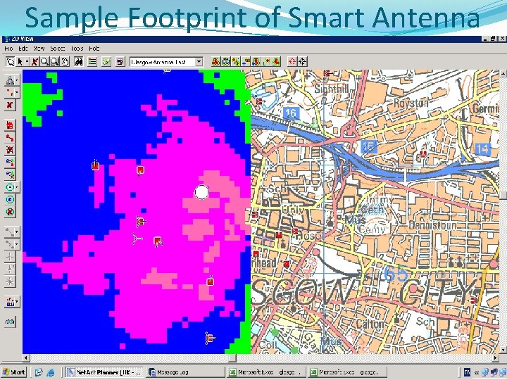 Sample Footprint of Smart Antenna 