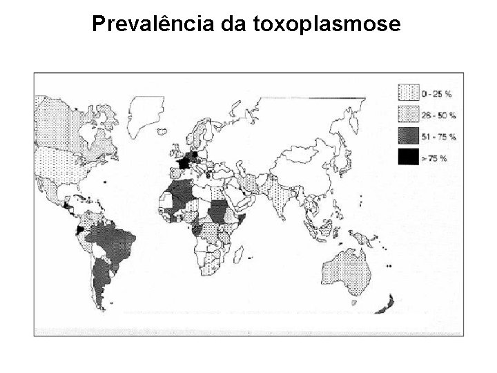 Prevalência da toxoplasmose 