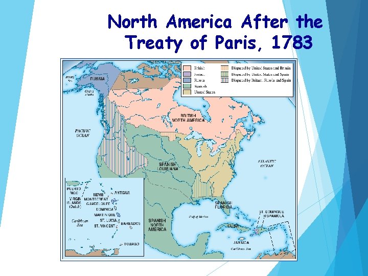 North America After the Treaty of Paris, 1783 