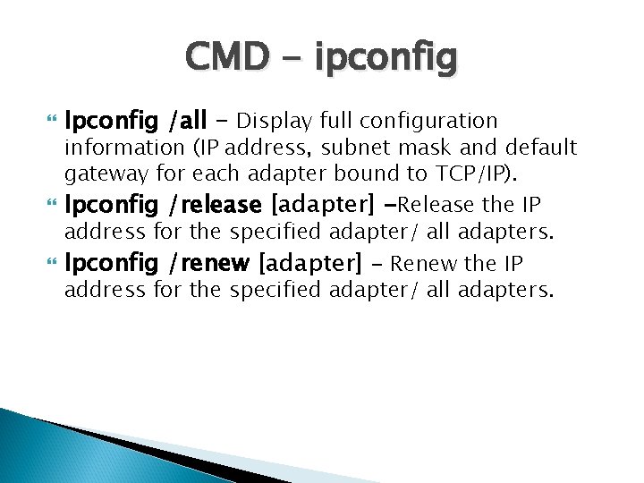 CMD vs Networking Over Alice and Bob Windows