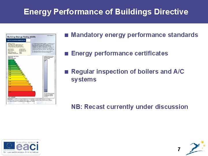 Energy Performance of Buildings Directive < Mandatory energy performance standards < Energy performance certificates