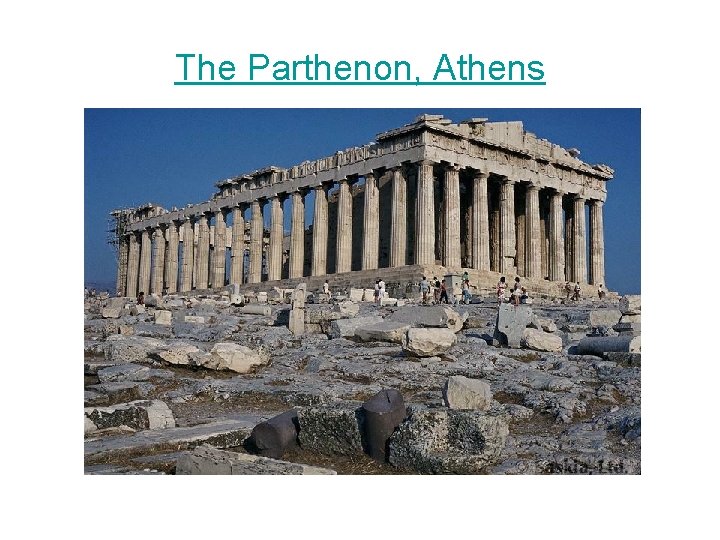 The Parthenon, Athens 