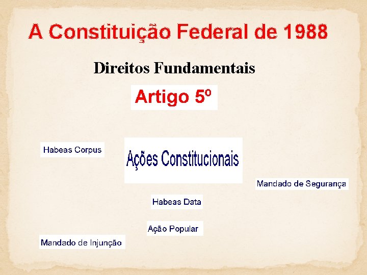 A Constituição Federal de 1988 Direitos Fundamentais 