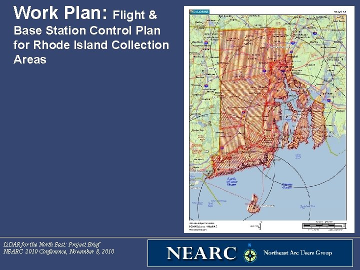 Work Plan: Flight & Base Station Control Plan for Rhode Island Collection Areas Li.