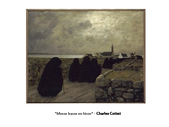 "Messe basse en hiver" - Charles Cottet 
