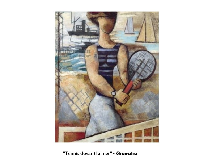 "Tennis devant la mer" - Gromaire 