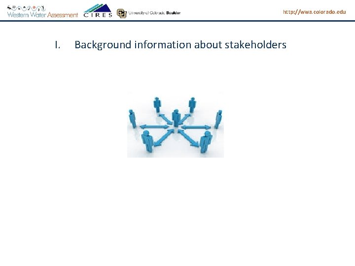 http: //wwa. colorado. edu I. Background information about stakeholders 