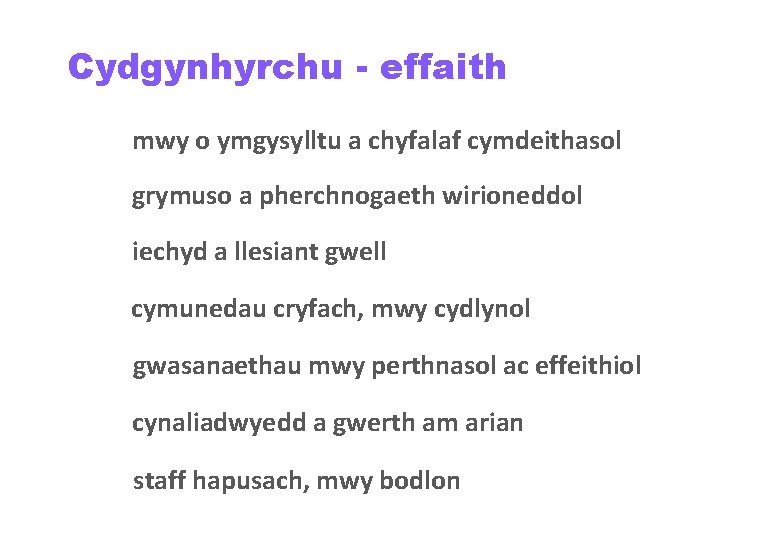 Cydgynhyrchu - effaith mwy o ymgysylltu a chyfalaf cymdeithasol grymuso a pherchnogaeth wirioneddol iechyd