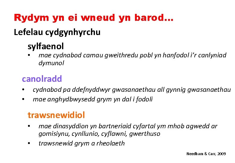 Rydym yn ei wneud yn barod… Lefelau cydgynhyrchu sylfaenol • mae cydnabod camau gweithredu